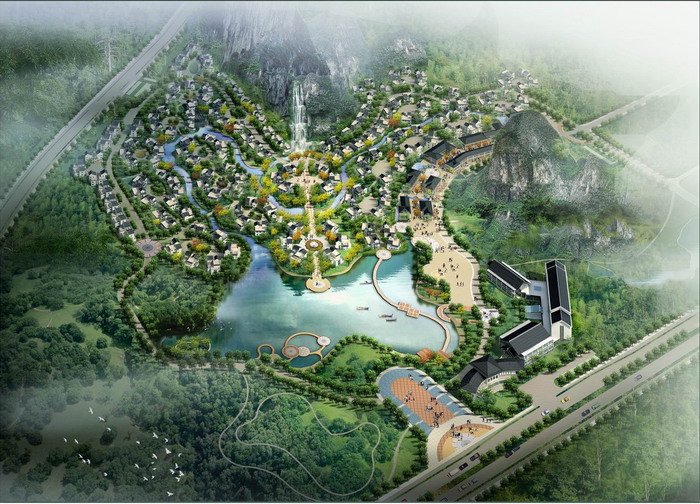 桂林華夏藝術大觀園（2007年，設計中）